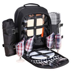 California Picnic - Picnic Backpack For 4 🧺 
