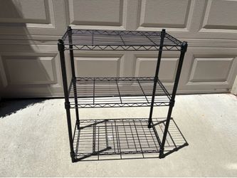 3 tier wire shelving rack