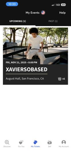 Xaviersobaded Sf Ticket