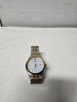 Citizen Men's Corso Eco-Drive watch, featuring a two-tone stainless steel bracelet and case watch