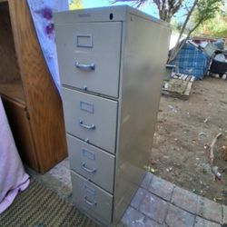 $500 (1960's) RARE SHAW-WALKER 4 DRAWER FILE CABINET