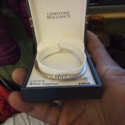 Gemstone Brilliance White Sapphire Bracelet