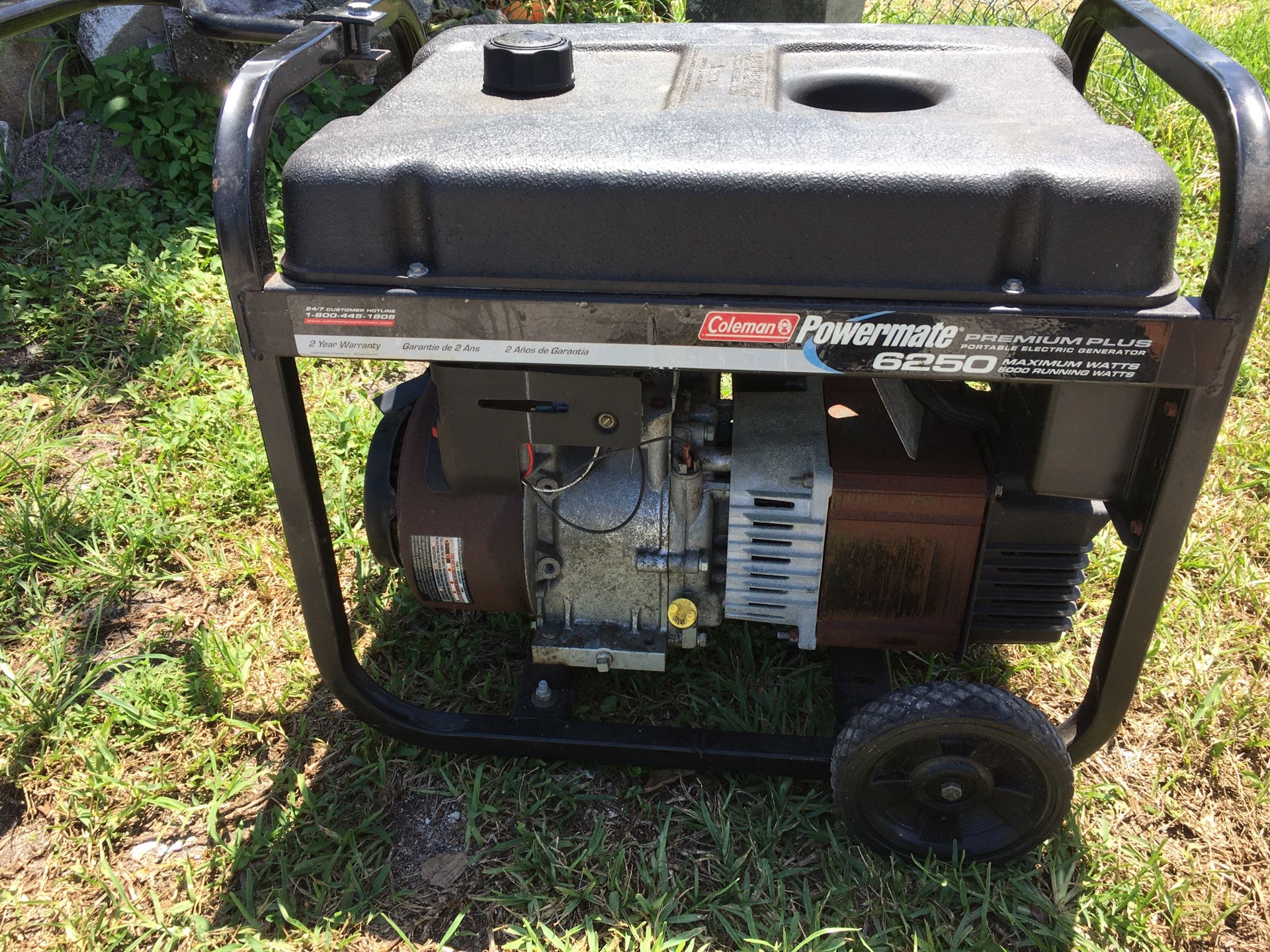 MUST SEE GENERATOR 6250 Watts [in great condition] (BRAND COLEMAN