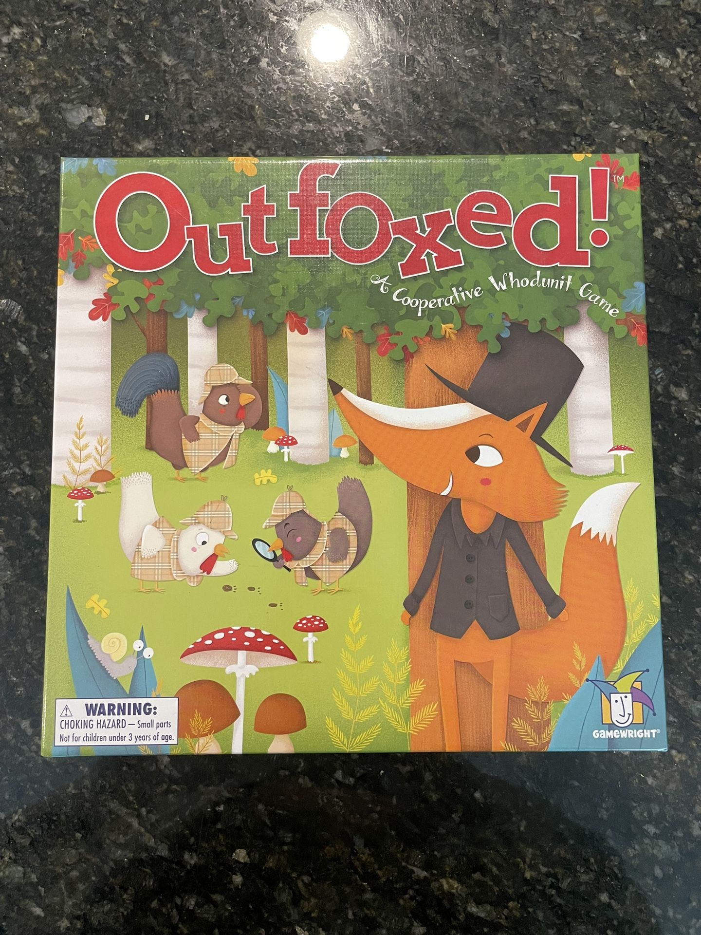 Outfoxed! Cooperative Board Game By Gamewright Game