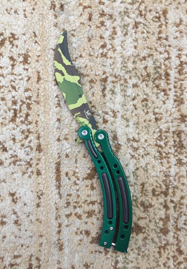 Camo butterfly knife for Sale in San Diego, CA OfferUp