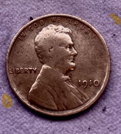1910 P No Mint Mark Good Condition Circulated