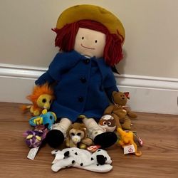 Madeline Doll 20 Inches Tall And Animals 