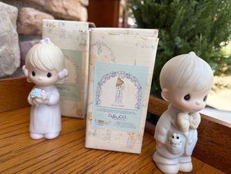 Precious Moments Wedding Party Figurines with Box