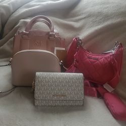 New purses Two Steve Madden And One Michael Kors One Kate Spade 