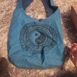 Blue Hobo Bag