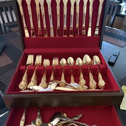 Gold Antique Silverware