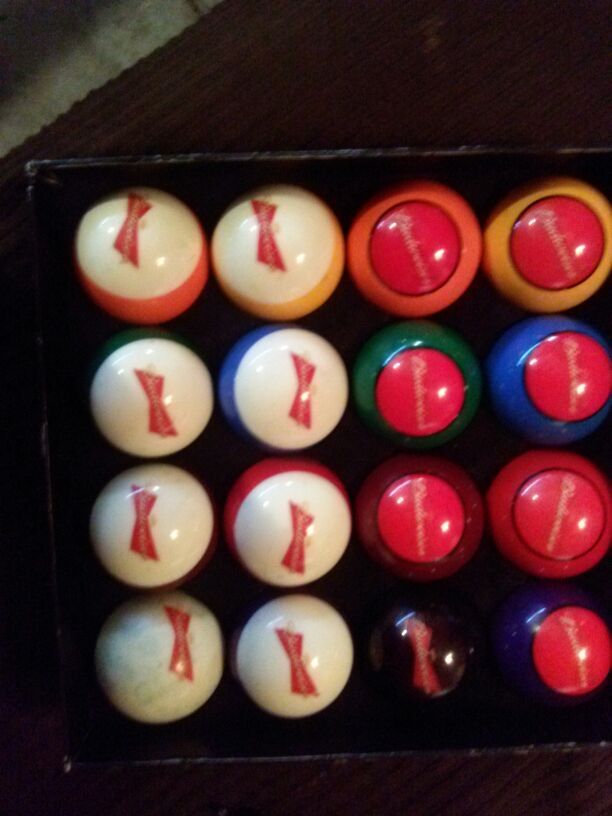 Budweiser Pool/Billiard Balls