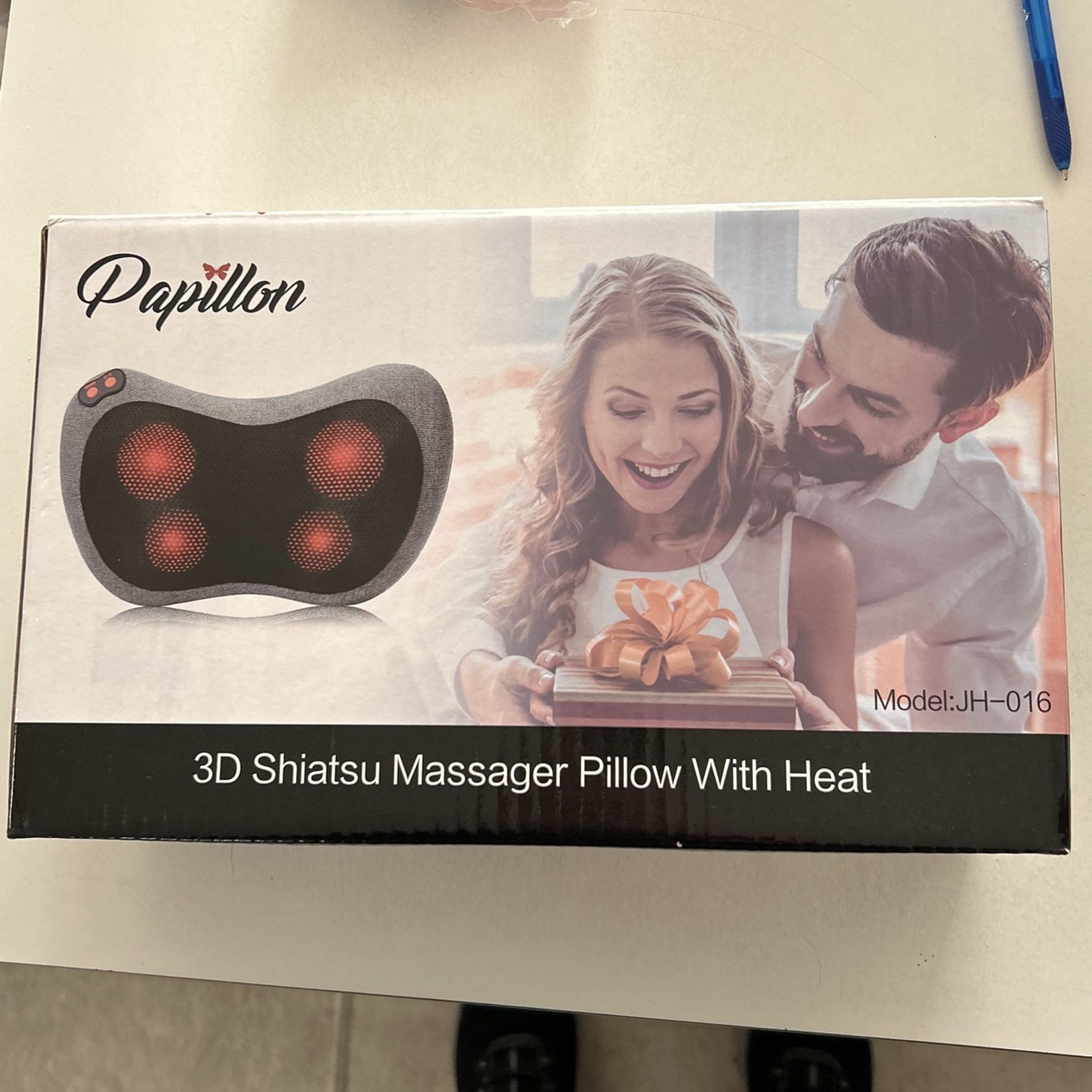 3d Shiatsu massager pillow with heat