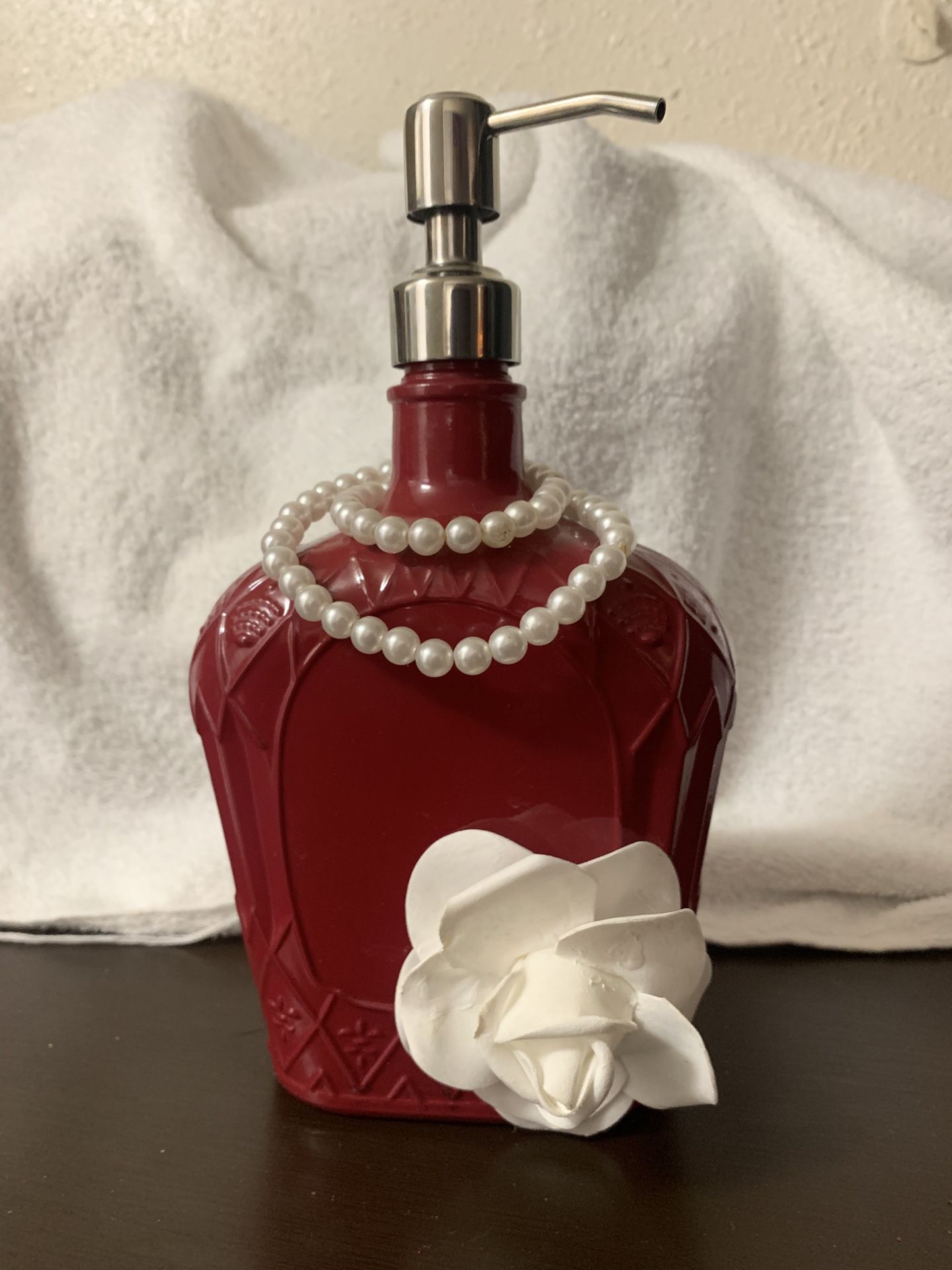 Crown Royal Bottle made Into a Soap Dispenser