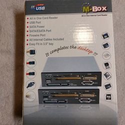 Internal Desktop Computer Card Reader/Hard Drive 3.5" Bay