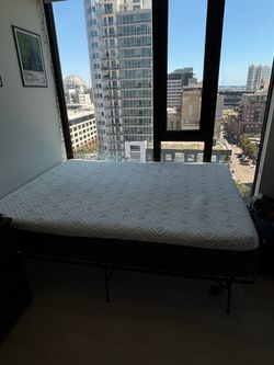 Queen Mattress and Bed Frame