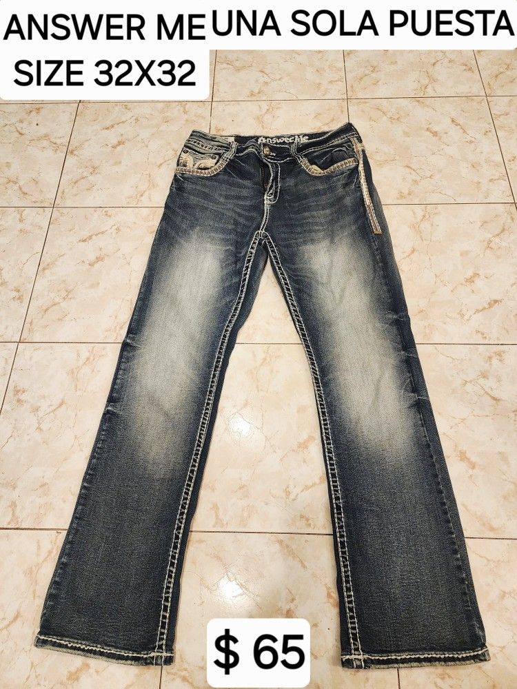 JEANS DE MARKA SIZE Y PRICE EN LAS FOTOS