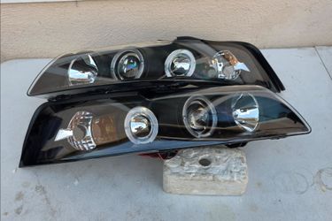 99-04 Ford Mustang LED DRL Projector Headlights Luces Focos Micas Faros Faroles Headlamps