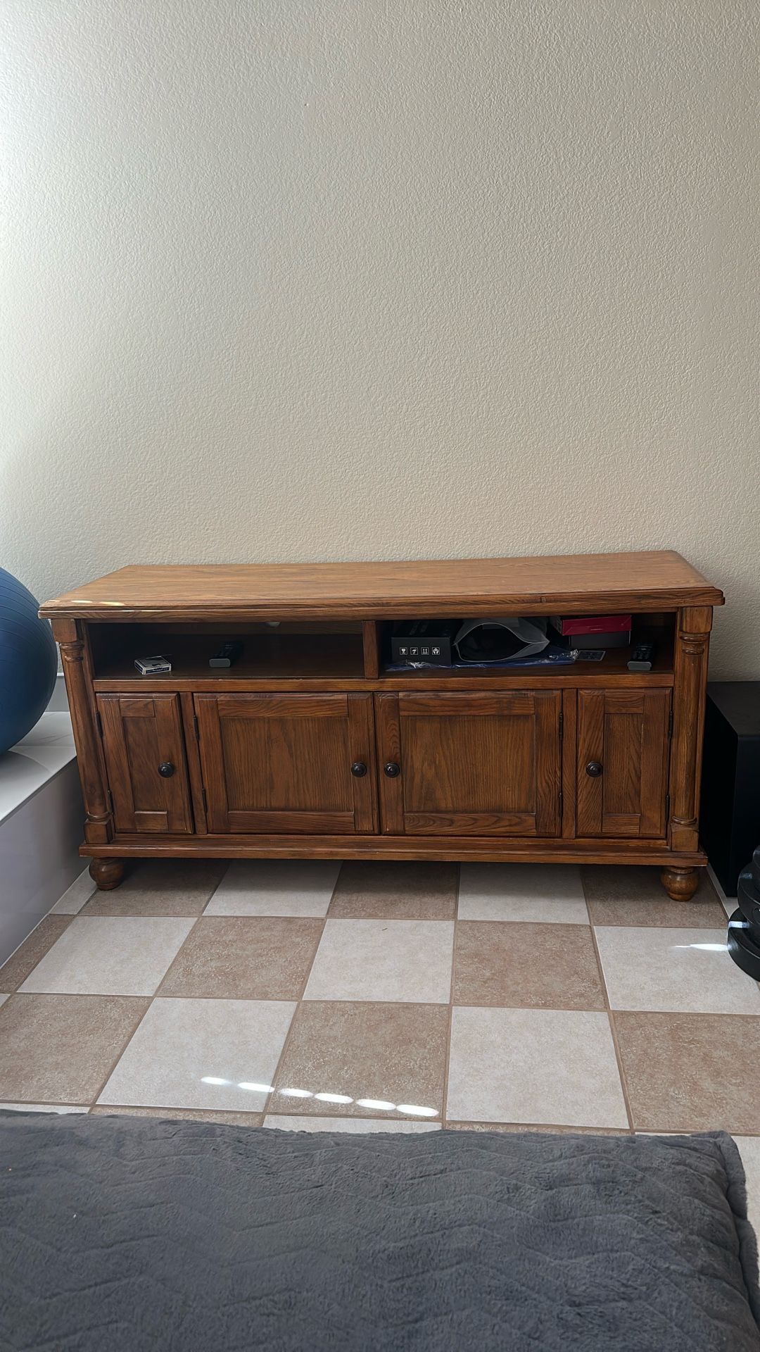 TV media center with 4 drawers