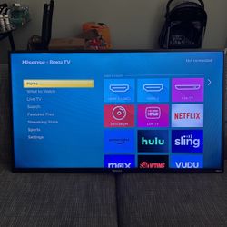 Rocku TV, 43 Inches, The Color Of The Tv Is Black 