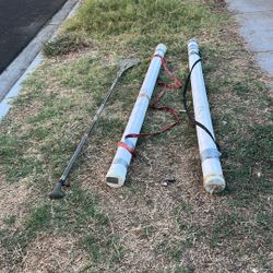 Free Fishing Pole Carriers And Paddle