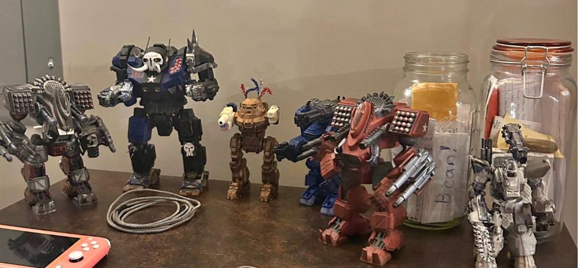 Jupiter mechs from joyride studios Mechwarrior Battletech