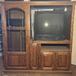 Oak Entertainment Center