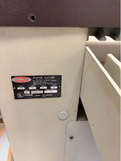 Best offer - The challenge machinery company Paper cutter - industrial