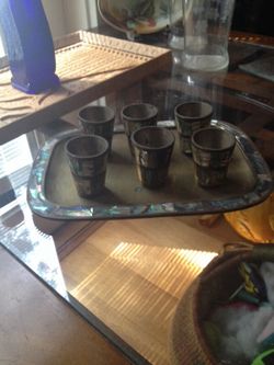 Six cup tray from Mexico