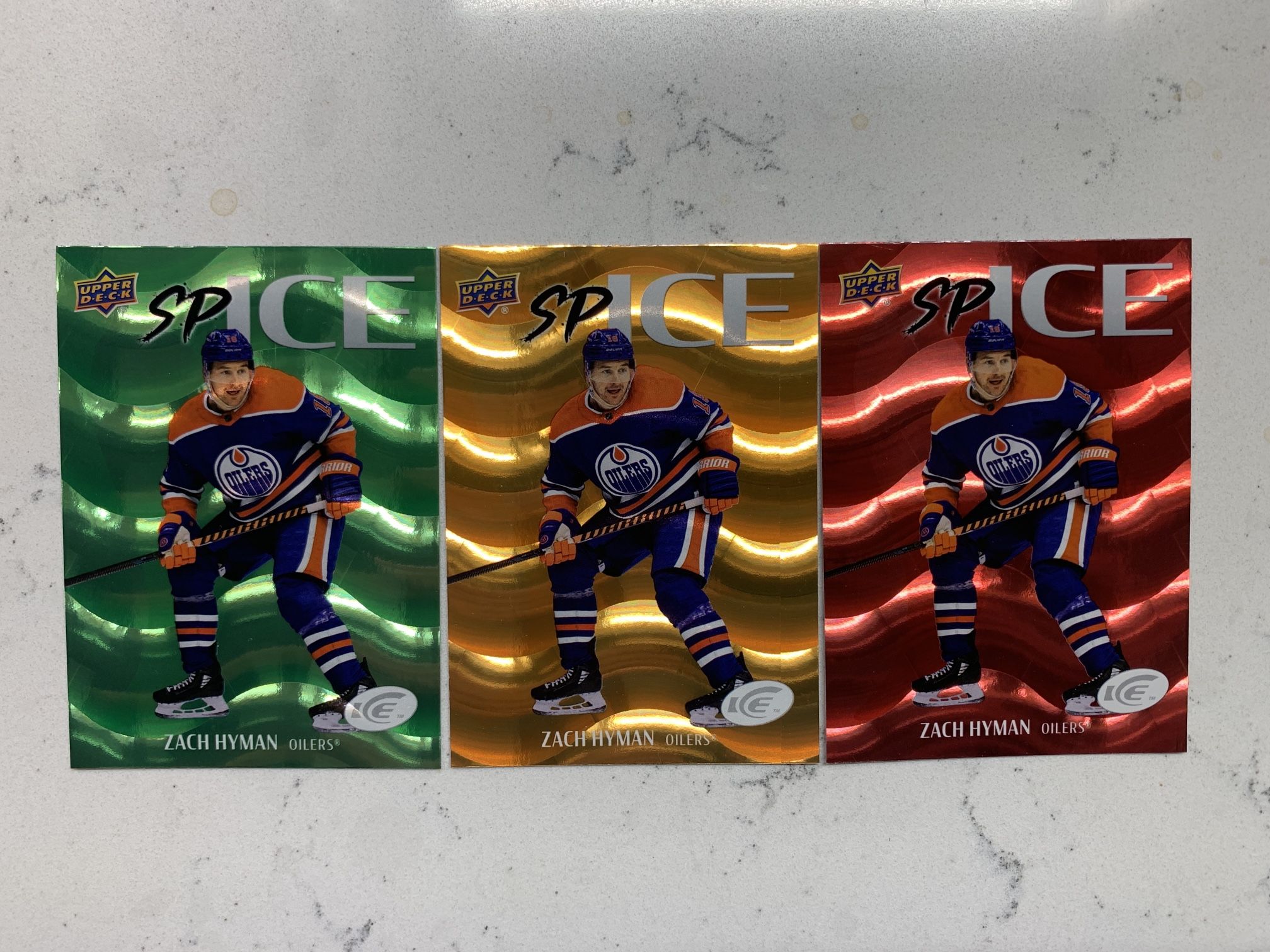 Zach Hyman 24-25 UD ICE Hockey SPICE SP-4 Lot (Mild Medium Fire)
