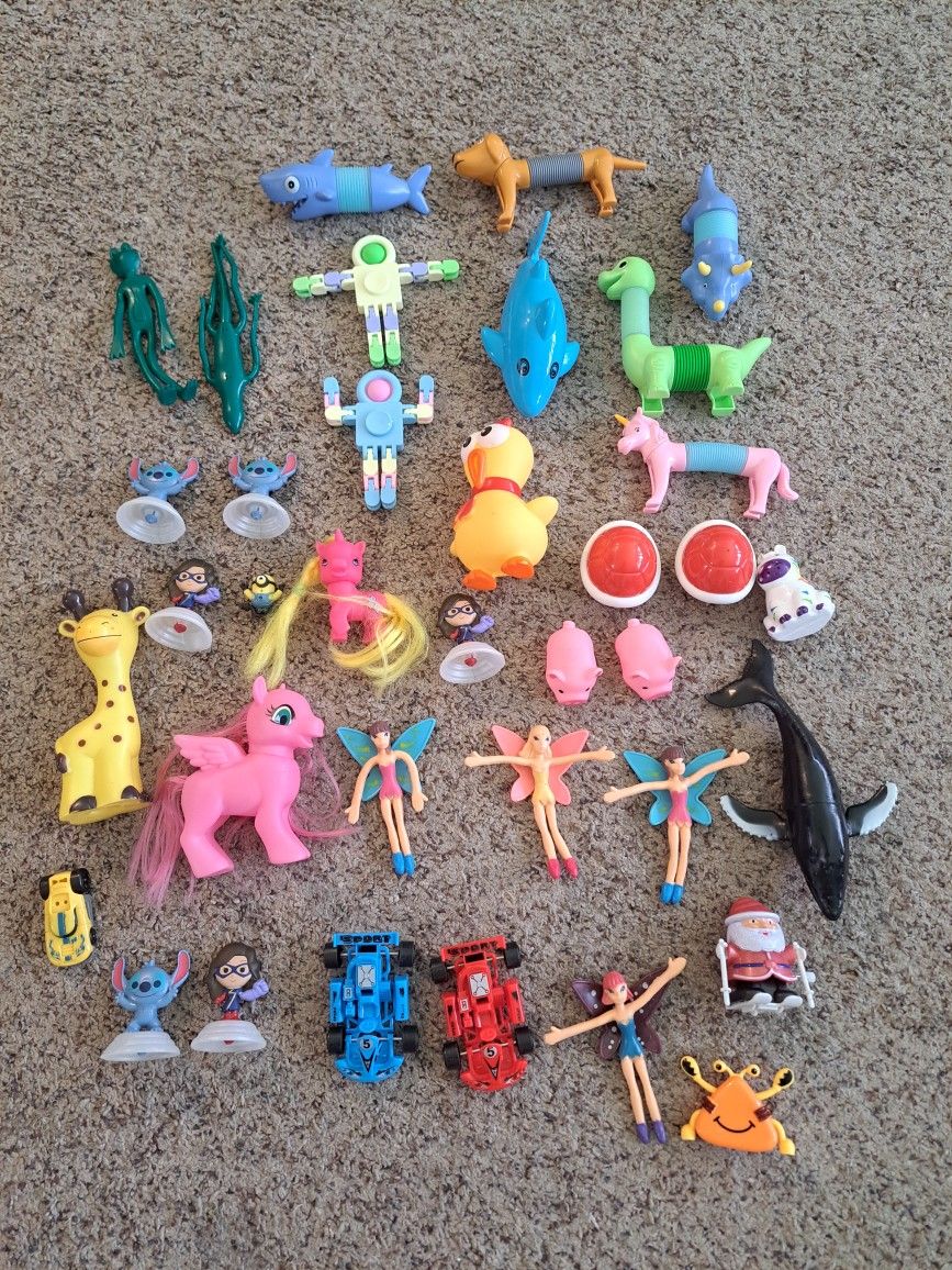Children's Figurine And Toy Lot