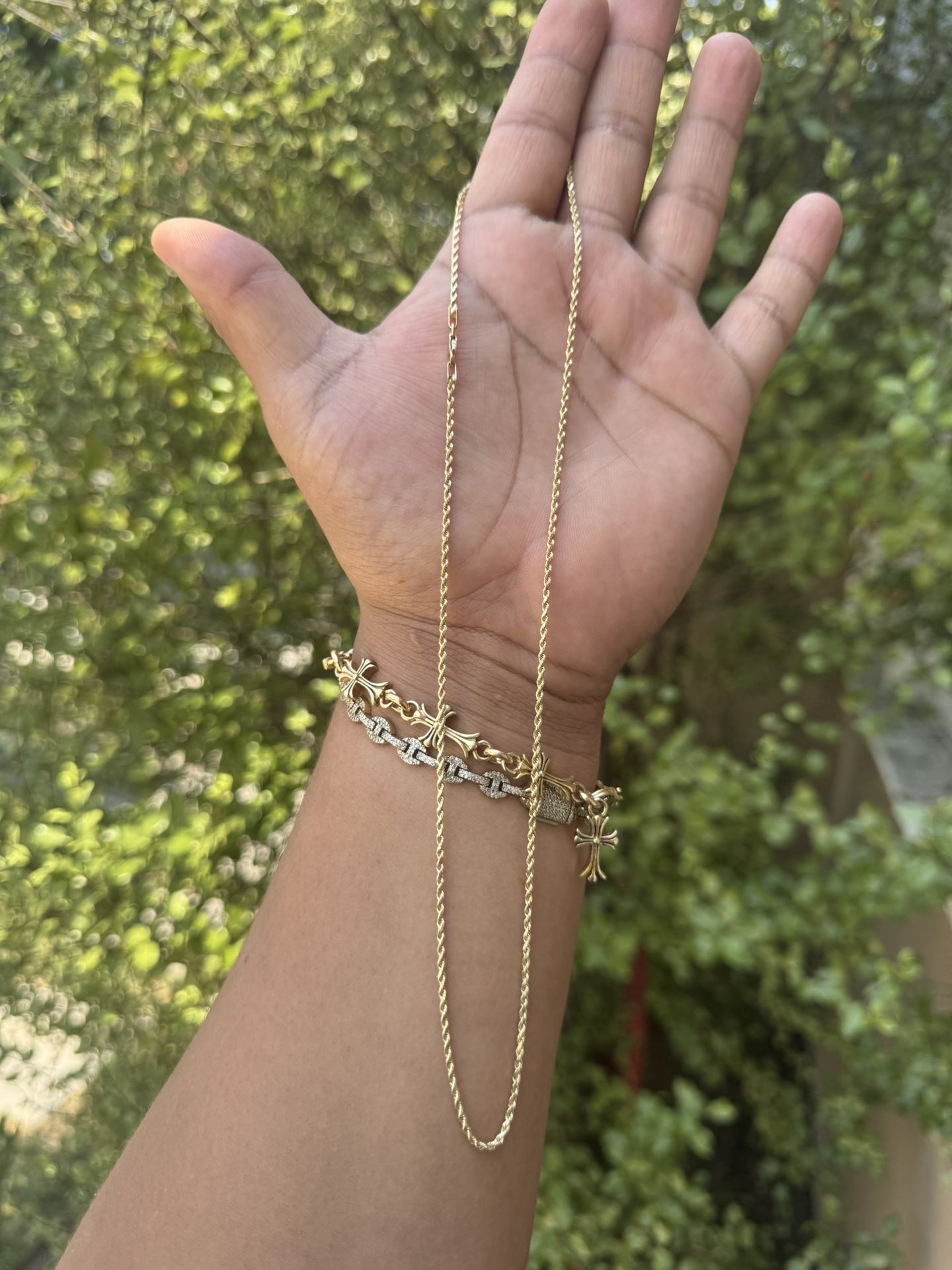 14k Gold Rope Chain, 5.4 Grams, 20 Inches Long