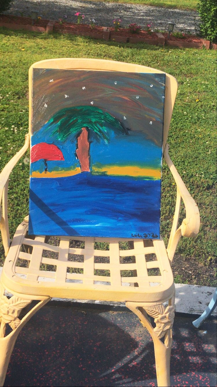Painting of a beach!