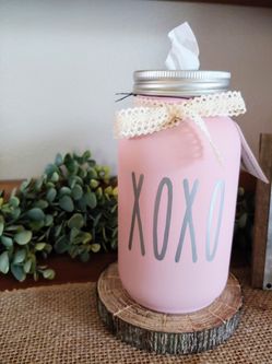 Valentine Tissue Mason Jar