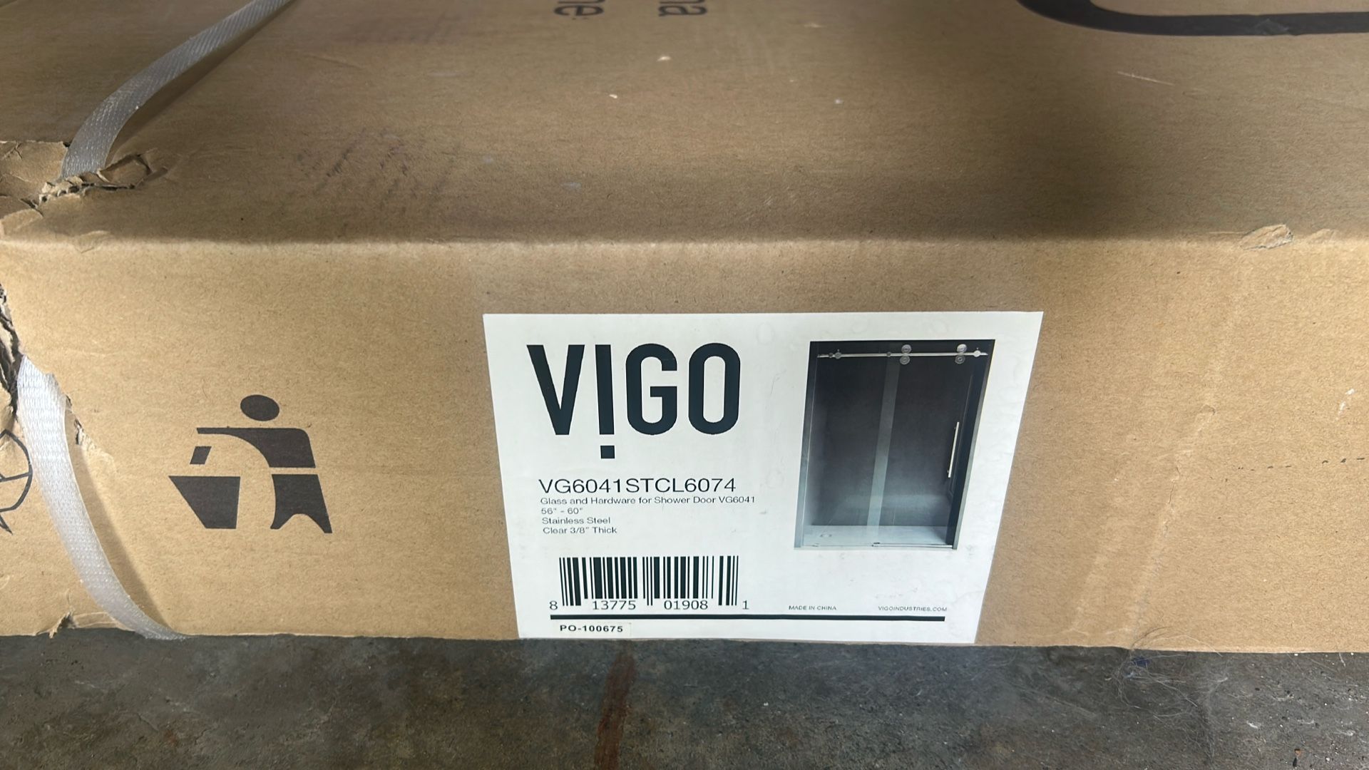 Vigo Glass Shower Door