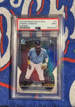 PSA 9 JUNIOR CAMINERO BOWMAN 1st MEGABOX REFRACTOR