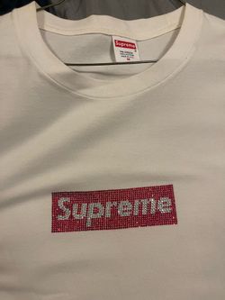 Supreme Swarovski Box logo