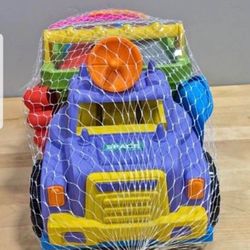 Beach Sand Toys, Large Dump Truck with Bucket,
