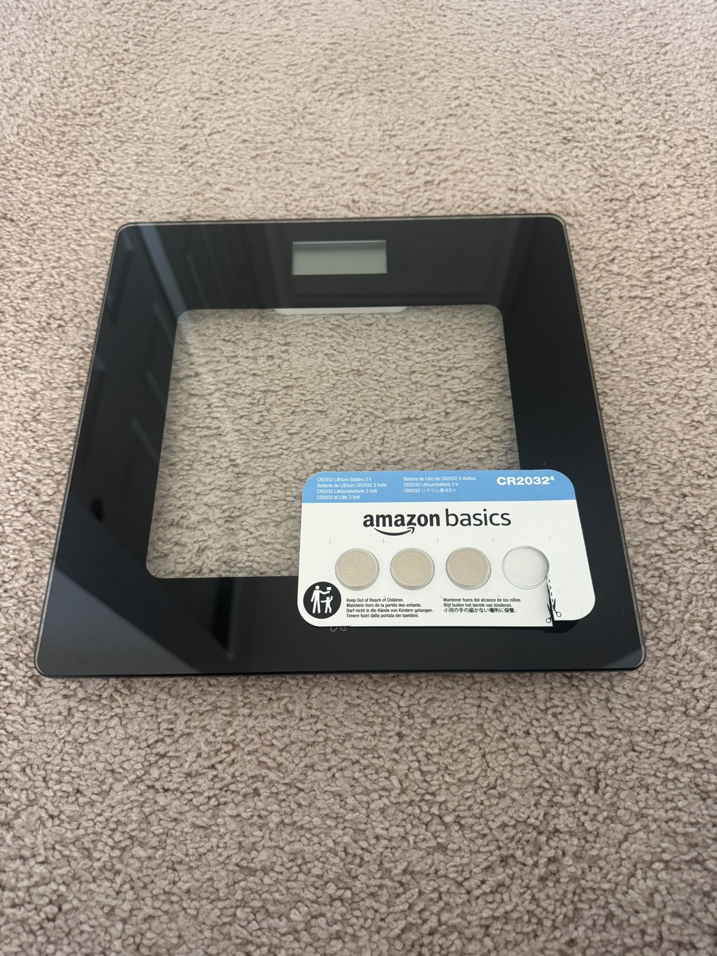 Weighing Scale With Batteries 