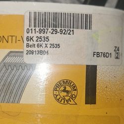Contintental ContiTech 6pk2535 Serpentine Belt