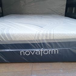 Brand New King Size Memory Foam Mattress And Box Spring Free Delivery Depends On Location 