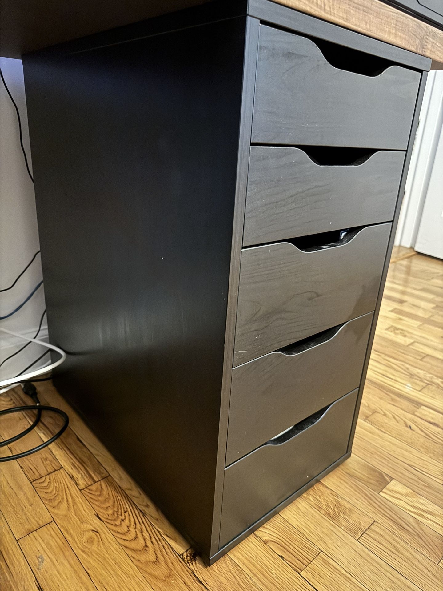 Ikea Alex Drawers Black
