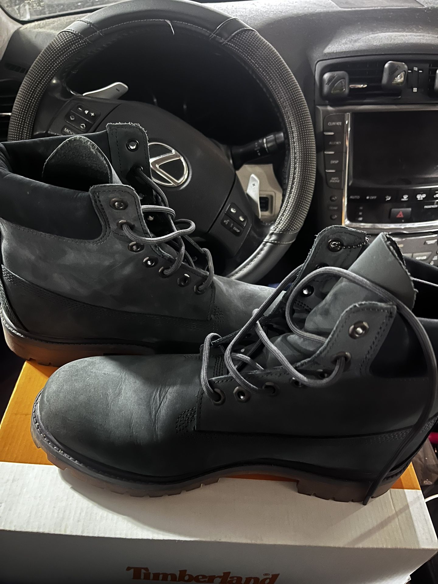 Navy Blue Timberlands