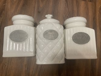 Coffee/Tea/Sugar Containers