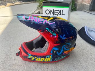 O NEAL Youth 1 SRS Rex Helmet Multi- size M