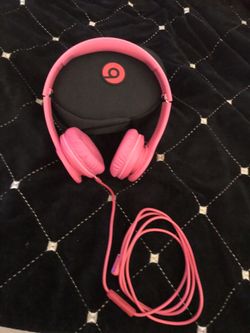 Authentic Dr Dre beats headphones .