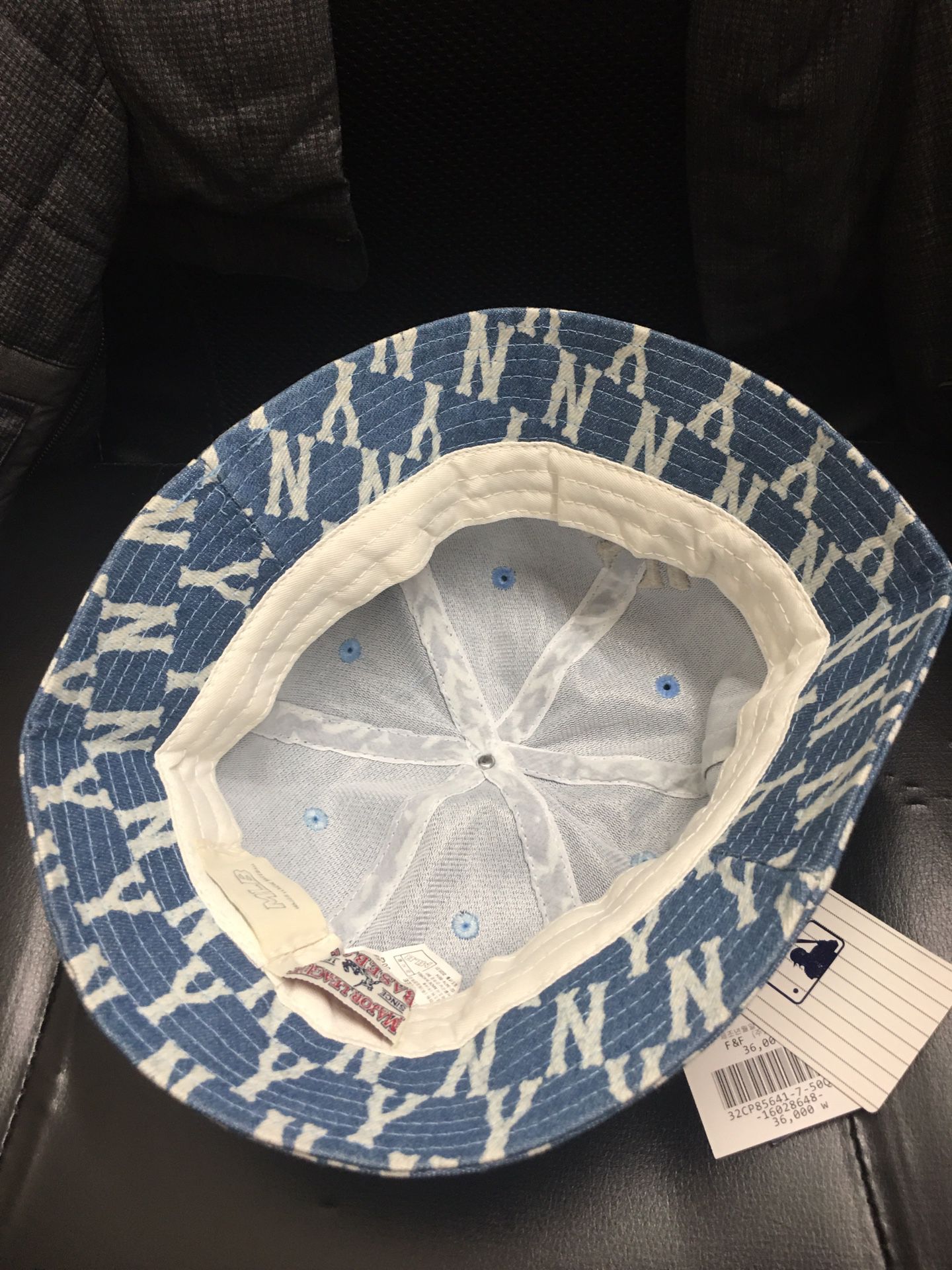VA Embroidered Monogram Denim bucket hat – Void Asylum°