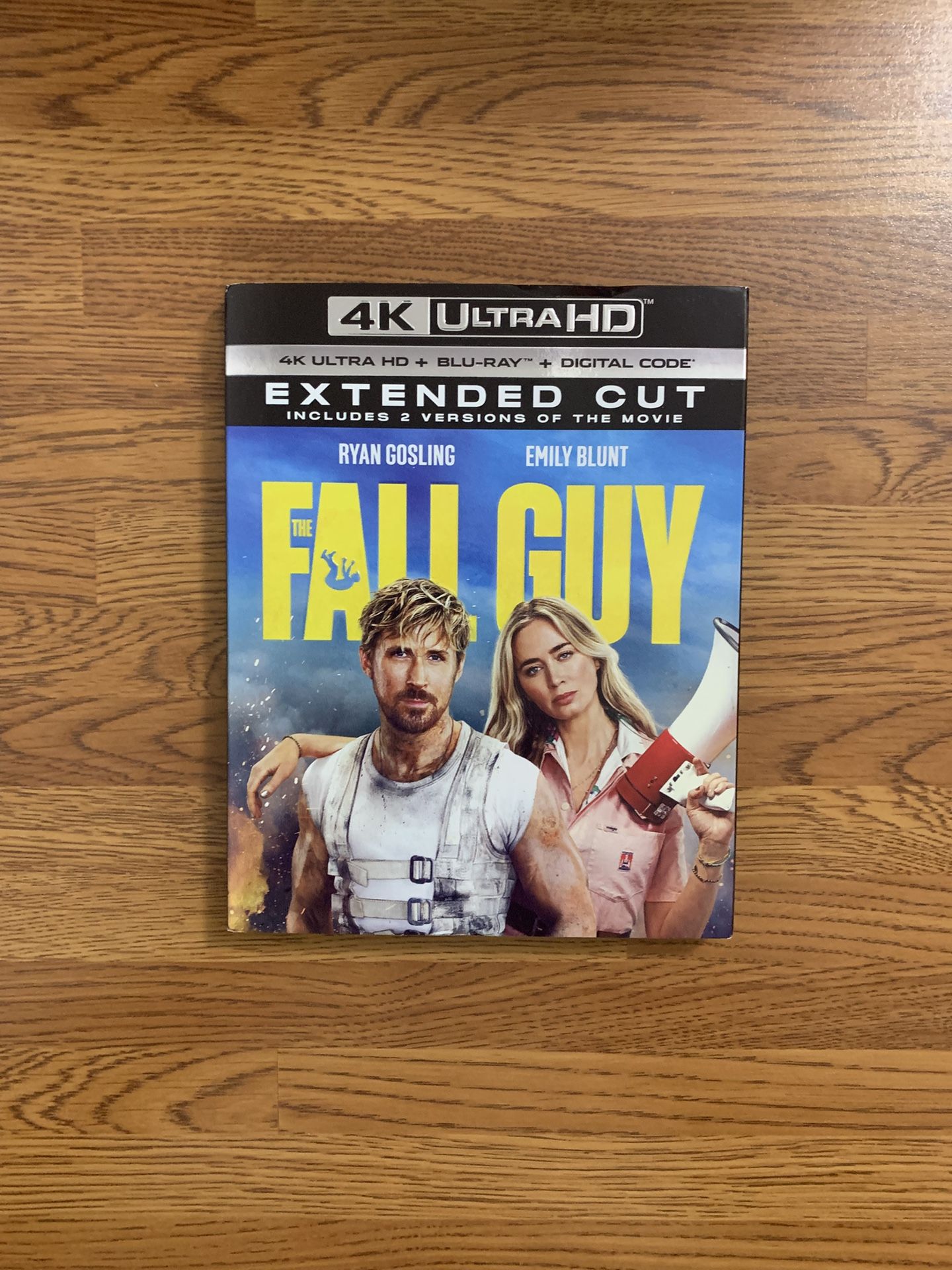 The Fall Guy (Extended Cut) 4K UHD Blu-ray Combo Pack [4K UHD Blu-ray + Blu-ray + Digital Code]