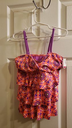 Justice girls swim top