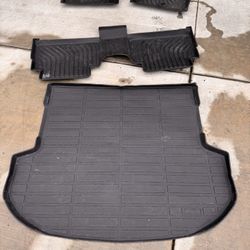 Floor Mat And Cargo Trunk Liners For Hyundai Santa Fe Hybrid 